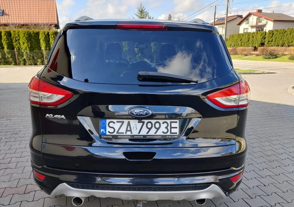 Ford Kuga cena 49999 przebieg: 195000, rok produkcji 2013 z Zawiercie małe 326